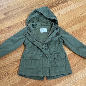 Old Navy Kids Olive Raincoat